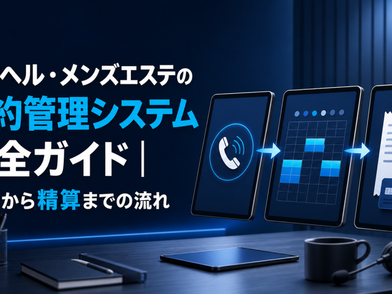 デリヘルとメンズエステの受付から精算までをつなぐ予約管理システム完全ガイド