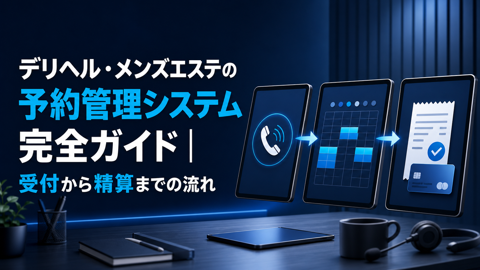 デリヘルとメンズエステの受付から精算までをつなぐ予約管理システム完全ガイド